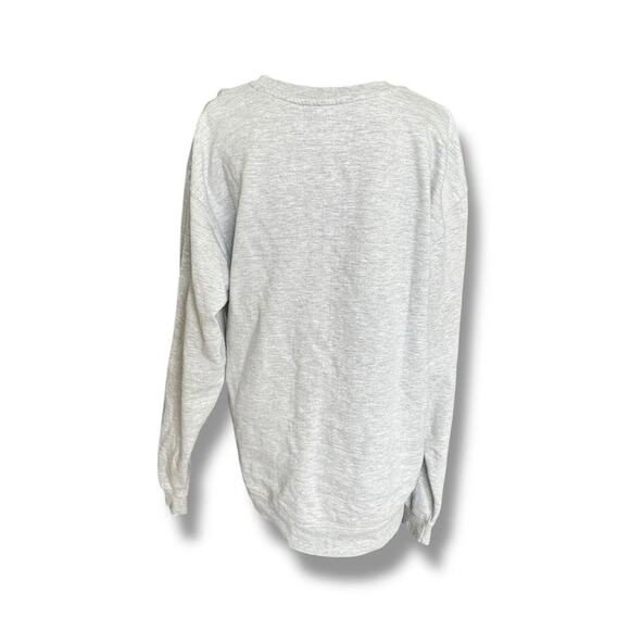 Matt Nathanson LS Crewneck Sweatshirt King Size Bed PhD Used to Be XL Gray - Picture 2 of 4